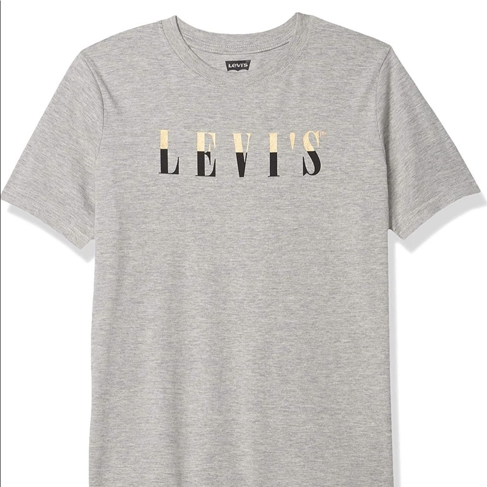 Levi's Boys' Classic Graphic T-Shirt, Grey Sz L